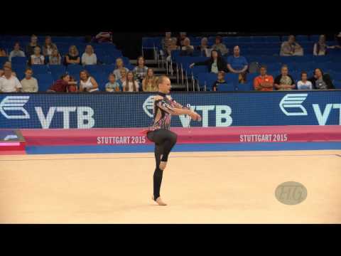 Amila HODZIC (BIH) 2015 Rhythmic Worlds Stuttgart - Qualifications Clubs