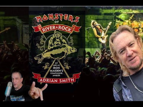 Iron Maiden Adrian Smith Interview Monsters of River & Rock Book- Clive Burr- & Eddie Van Halen