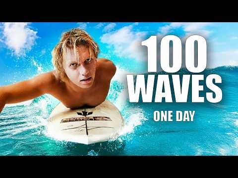 I Surfed 100 Waves In ONE Session...