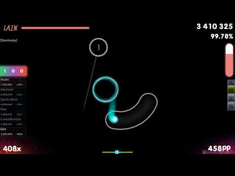 lain | Mediks - Outbreak [Doomsday] +HDHR 99.71% | Mathi Sniped {#1 483pp FC} - osu!