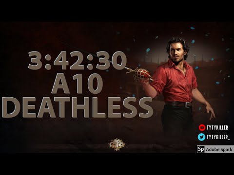 3:42 Bladestorm run - A10 Kitava, Merc Lab, All skills points done