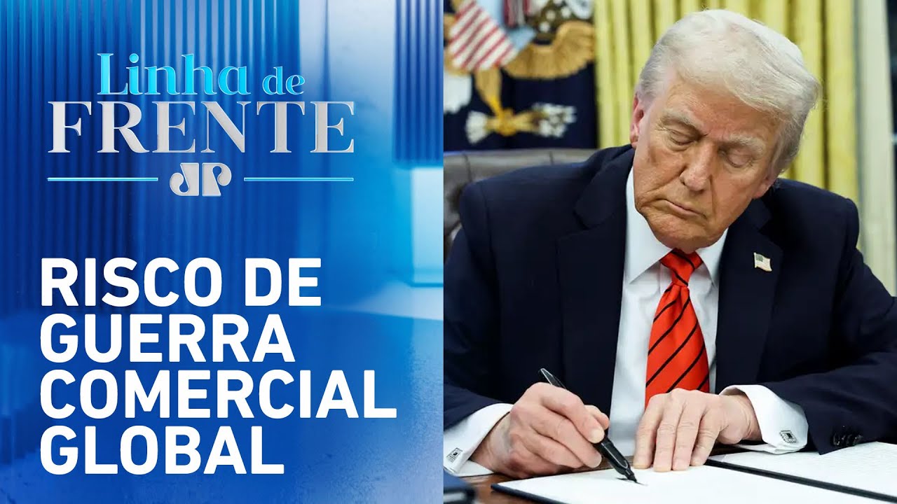 Trump confirma tarifas de 25% para aço e alumínio | LINHA DE FRENTE