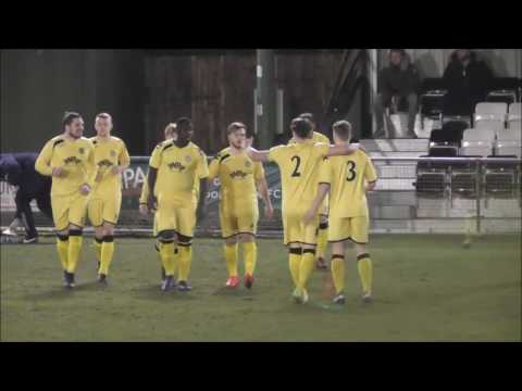 Hoddesdon Town FC 1-0 Hertford Town FC - 14th February 2017 - Dudley Latham Memorial Cup