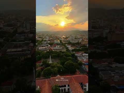 Definitivamente tenemos los más bellos atardeceres #cucuta #cucutanortedesantander #dron #turismo