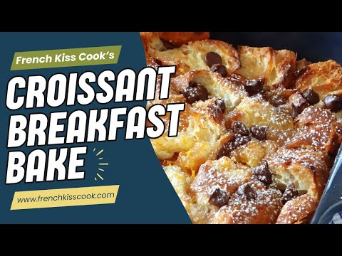 Orange Croissant Breakfast Bake
