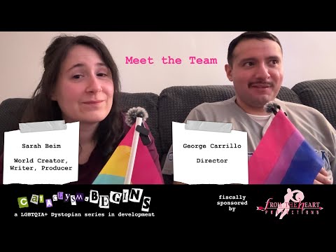 Meet the Team of upcoming LGBTQ+ Dystopian series cataclysm.begins | Sarah Beim & George Carrillo