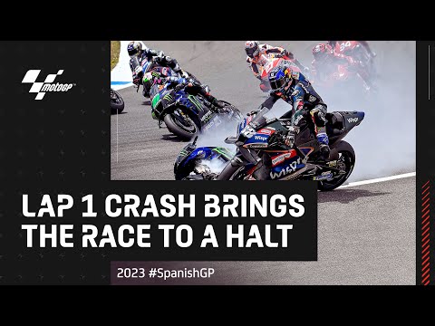 スタート直後のクラッシュまとめ動画 MotoGP2023 第4戦スペイン