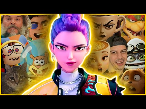 KPop Demon Hunters - GOLDEN (Movies, Memes and Cartoons COVER) feat. Balerina Cappuccina