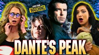 DANTE'S PEAK ! MOVIE REACTION | First Time Watching (1997) Linda Hamilton & Pierce Brosnan are 🔥