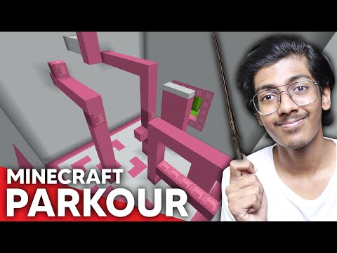 Minecraft Parkour But With Magic Wand!