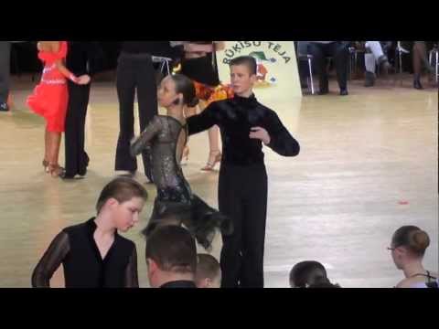 LČ LA 2012 Junior II Janis Veveris -  Eva Gabrilovica 1.4fin rumba