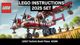 LEGO INSTRUCTIONS LEGO Technic 42198 Bush Plane ✈️🌲 | Rugged Off-Road Aviation Adventure!