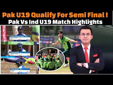 Pakistan Vs India U19 Match Highlights / U19 World Cup 2026.
