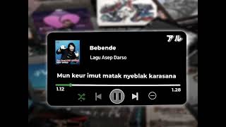 Download lagu LIRIK LAGU DJ BEBENDE DJ BY CALVIN VOGARD MENGKANE 🎧 mp3