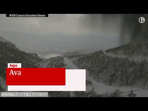 RAW Japanese ski resort avalanche after volcanic eruption Ring of Fire Breaking News January 23 2018 Video