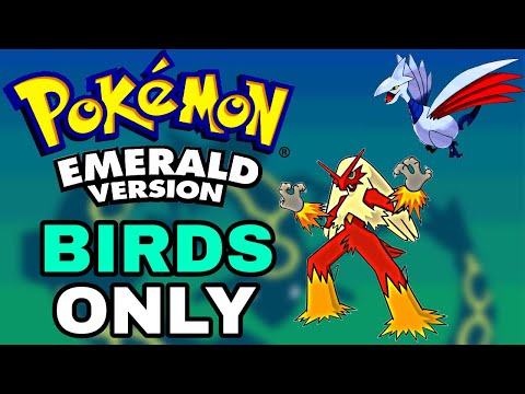 Pokémon Emerald, But I Can ONLY Use BIRDS (Hardcore Nuzlocke)