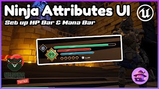 Set Up GAS Attributes to UI using Ninja Combat Plugin - Unreal Engine 5.6