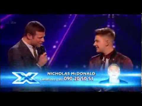 X Factor UK 2013 Live - Week 8 - Nicholas McDonald - SONG 2