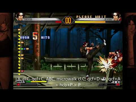 KOF 98 UM FE Kyo Quick Max Combos