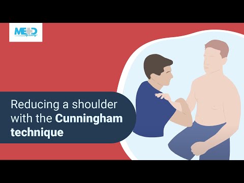Reducing a shoulder with the Cunningham technique