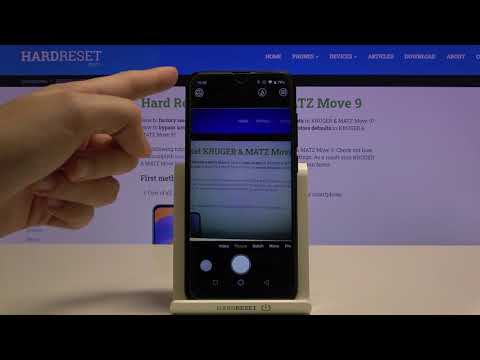 Turn Off / Enable Camera Shutter Sounds - KRUGER & MATZ Move 9
