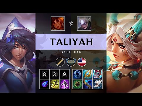 Taliyah Mid vs Diana - NA Challenger Patch 25.21