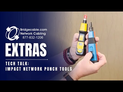 Tech Talk   Review of Impact Network Punch Tools | Internal Training Review for BridgeCable.com