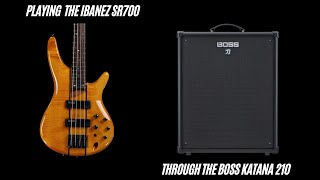 Video thumbnail for Ibanez SR700 With Boss Katana In-Store Demo by Prog Rock Jock