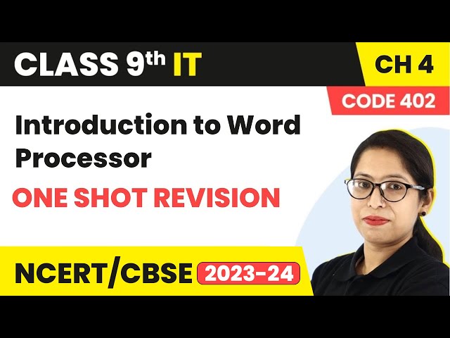 Comprehensive Guide to Word Processors for Class 9 IT Students | Magica