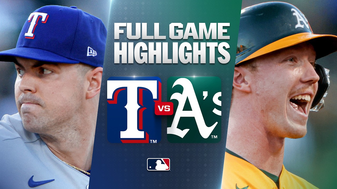 RANGERS vs. ATHLETICS: Official Full Game Highlights (August 15) | 2026 MLB Season
