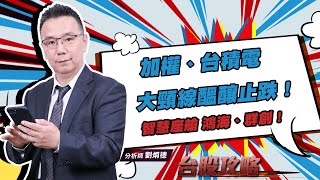 加權、台積電 大頸線醞釀止跌！智慧座艙 鴻海、群創！ (圖)