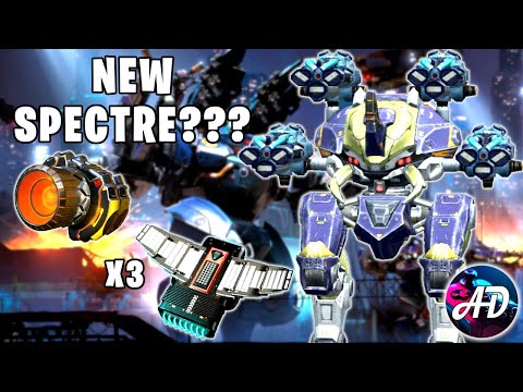 The NEW SPECTRE! - JUMPING LEECH CRYO With NEW CLOAKING UNIT Module - War Robots 6.2 Mk2 Gameplay WR