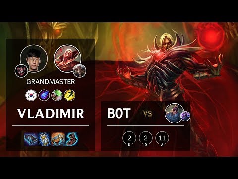 Vladimir Bot vs Yasuo - KR Grandmaster Patch 10.9