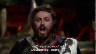 Nessun Dorma Luciano Pavarotti Turandot Puccini subtítulos en español