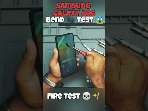 Samsung galaxy A06 bend 🧤 test 🤯💥