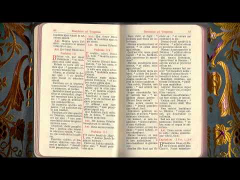 Dominica ad Vesperas (XXIV et ultima post Pentecosten)