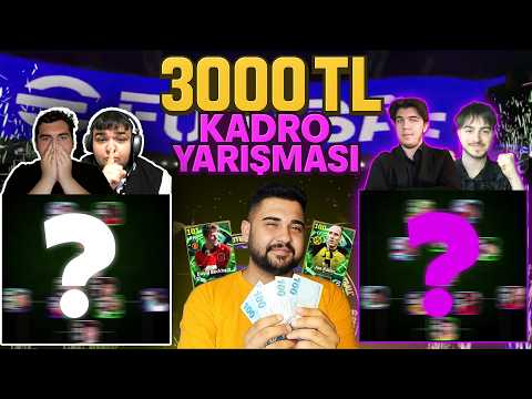 3000 TL ile EN İYİ KADROYU KİM KURACAK? 💰 KAYBEDEN TAKIM 10 EPİK SİLER! 😱 AZİM vs BERKE 🔥