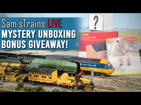 Sam'sTrains Live | S8E3 | Mystery Unboxing, Q&A & More!