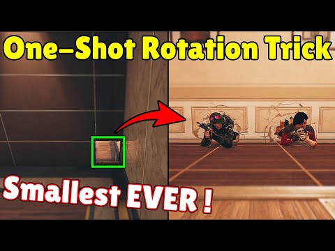 You Can Do a * ONE-SHOT * Rotation Holes And Use Them For Secret Flanks - Rainbow Six Siege