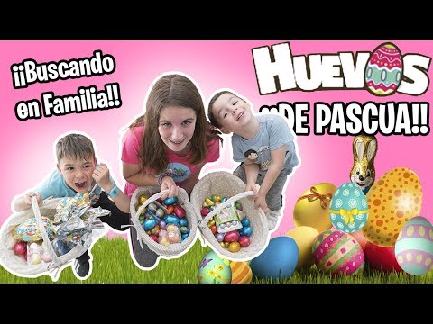 Buscamos HUEVOS DE PASCUA en el JARDÍN // Familukis