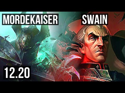 MORDEKAISER vs SWAIN (TOP) | 3.1M mastery, 10/1/0, 700+ games, Legendary | KR Diamond | 12.20