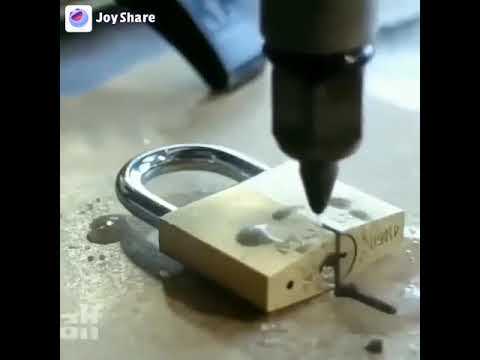 See how acid Cut that lock into 2. Im schocked