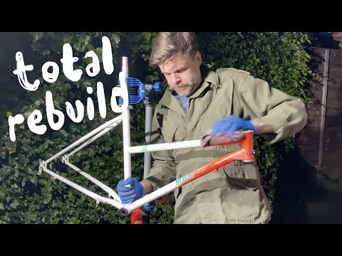 Late 80s French mountain bike: vintage MBK Aventure full restoration