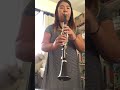 Shengwen Wu clarinet transcription on Pete Fountain's Dippermouth Blues