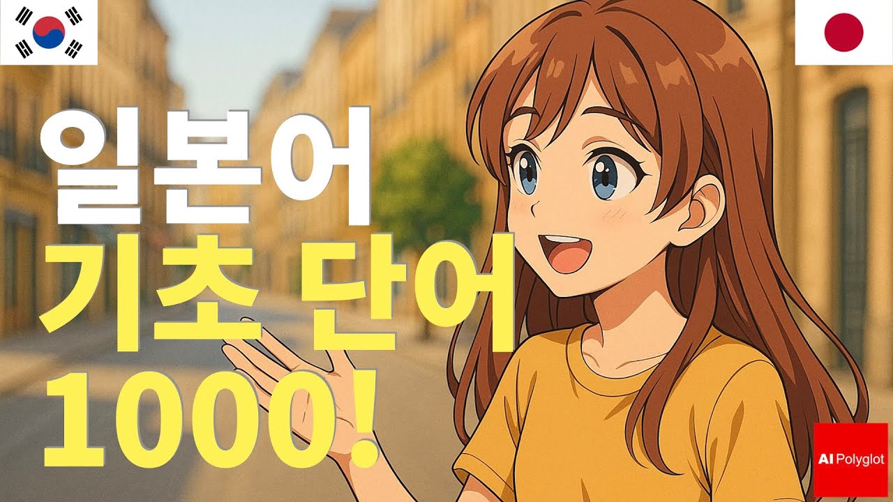 일본어 기초 단어 1000! | 꼭 알아야 할 | 일본어 배우기