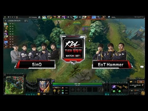 [KDL] Tier UP&DOWN : (Set1) 5InQ vs EoT Hammer -DOTA2,EsportsTV