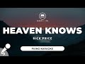 Heaven Knows Rick Price Piano Karaoke