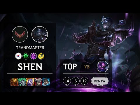 Shen Top vs Kennen - KR Grandmaster Patch 12.5