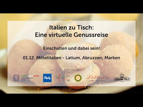 Italien zu Tisch: eine virtuelle Genussreise - Mittelitalien: Latium, Abruzzen, Marken