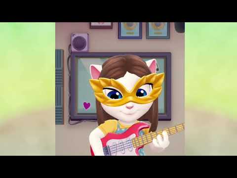 My Talking Angela -2  my Angela is playing Guitar